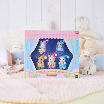 Sylvanian Families - Baby Gathering Pajama Party Set