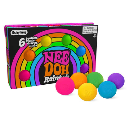 NeeDoh Schylling - Rainbow Teenie