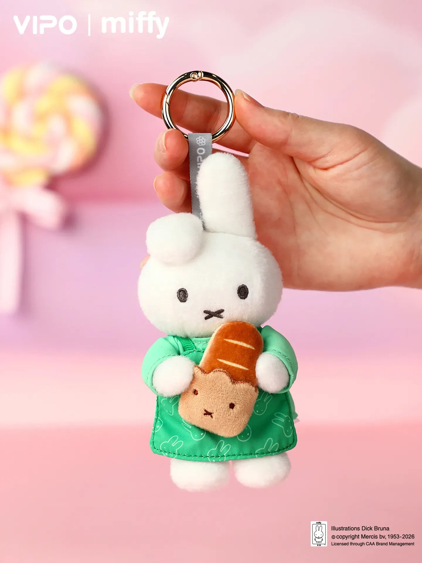 VIPO x Miffy Bakery Series Plush Keychain Blind Box