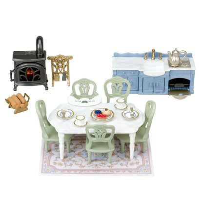 Sylvanian Families - Red Roof Riverside Manor Elegant Dining Room