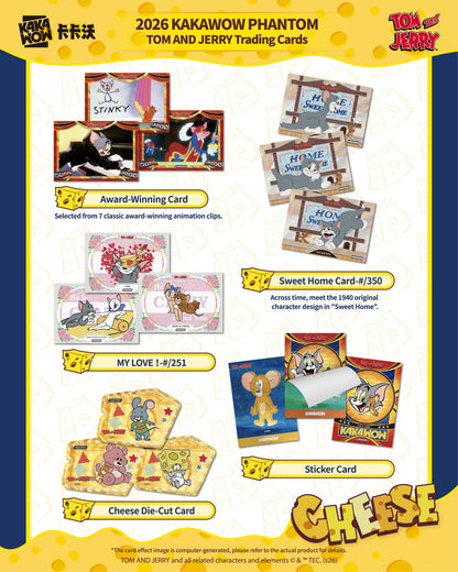 KAKAWOW PHANTOM Tom & Jerry Trading Cards