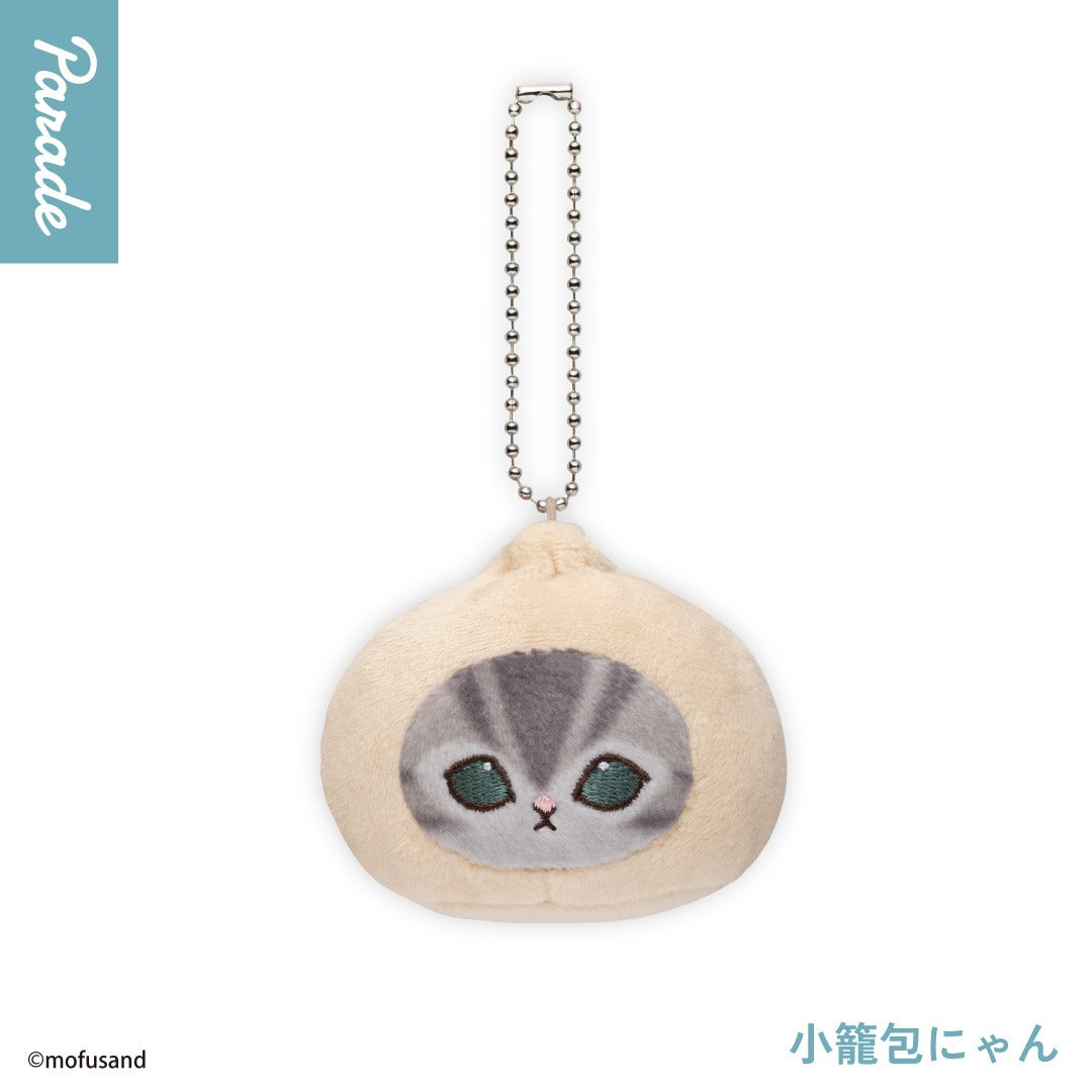 MOFUSAND - Dim Sum Cat Face Plush Toy Keychain Blind Box