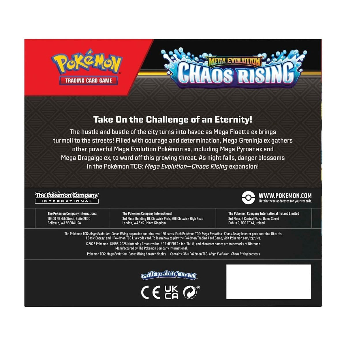 Pokémon TCG: Mega Evolution—Chaos Rising Booster Box