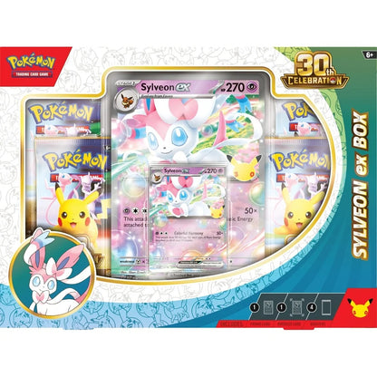 Pokémon TCG: 30th Celebration Sylveon ex Box