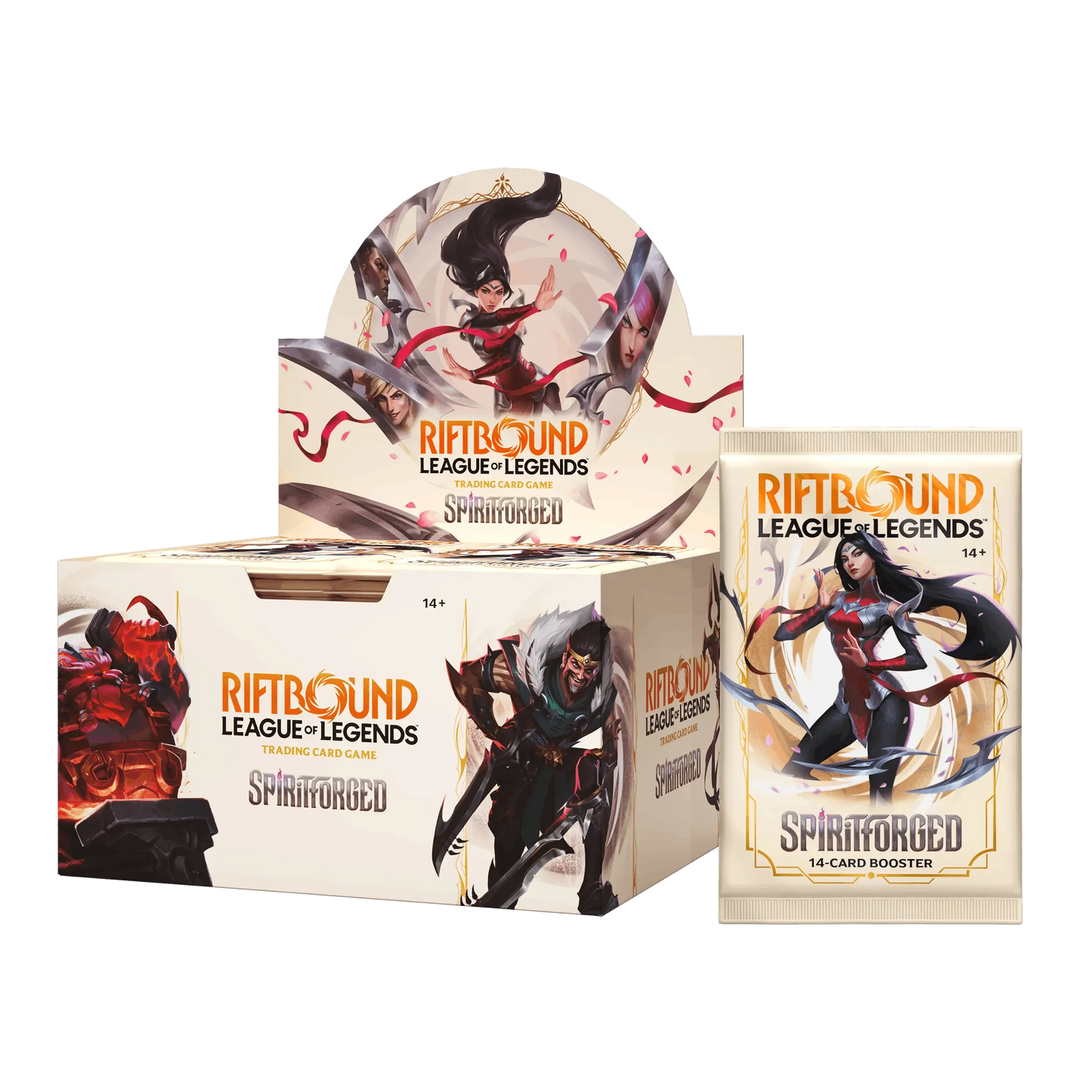 Riftbound League of Legends Spiritforged Booster Display