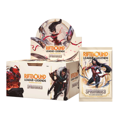 Riftbound League of Legends Spiritforged Booster Display