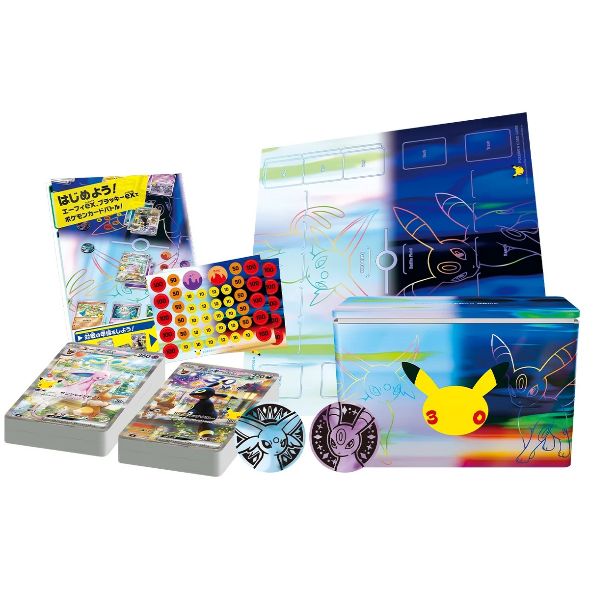 Pokémon TCG: MEGA 30th Celebration Premium Deck Set - Espeon & Umbreon (Japanese)