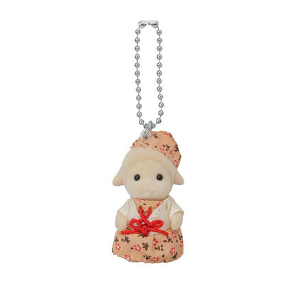 Sylvanian Families - Keychain Baby Sheep Pink Dress