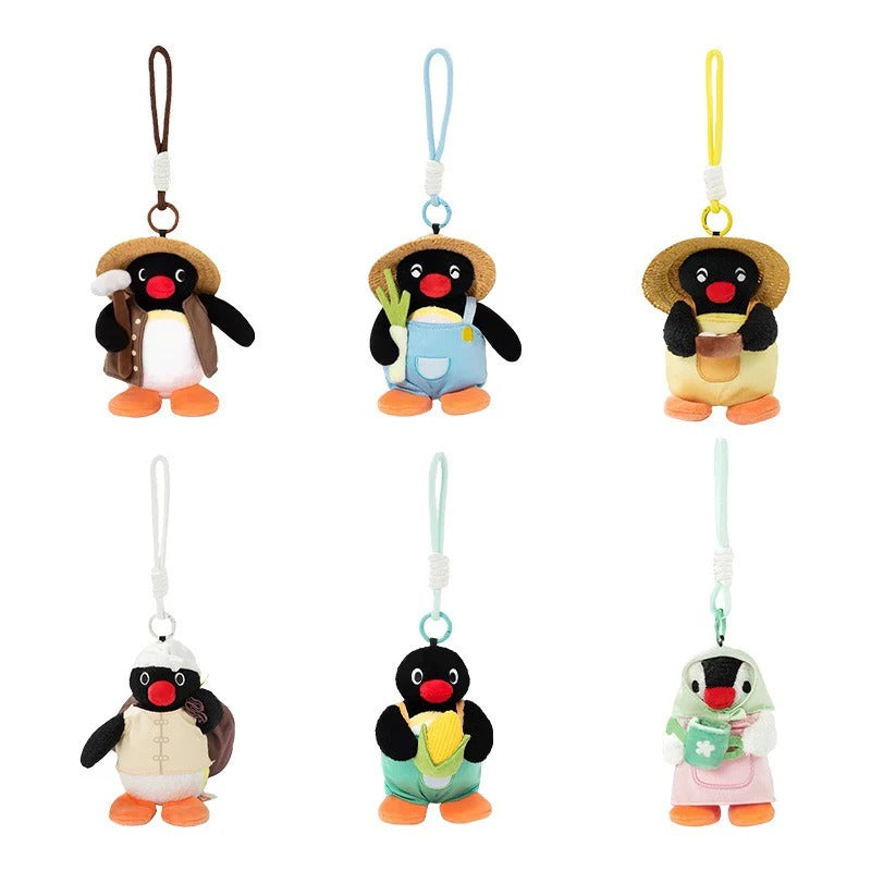 Pingu Happy Farm Series Plush Charm Blind Box