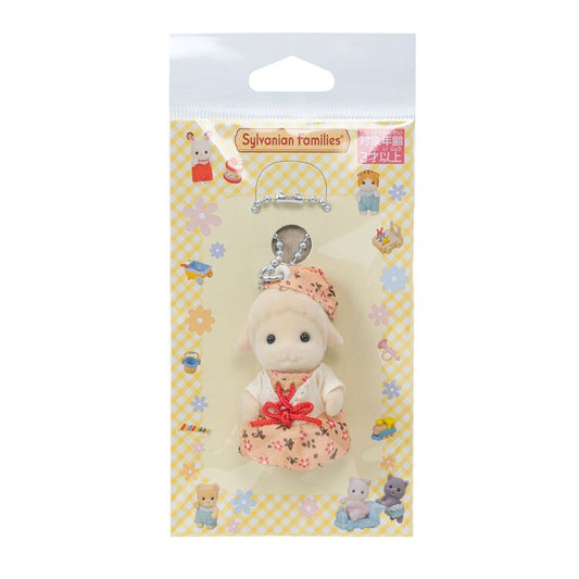 Sylvanian Families - Keychain Baby Sheep Pink Dress