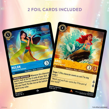 Disney Lorcana TCG: S9 Fabled Single-Player Deck - Amber & Sapphire