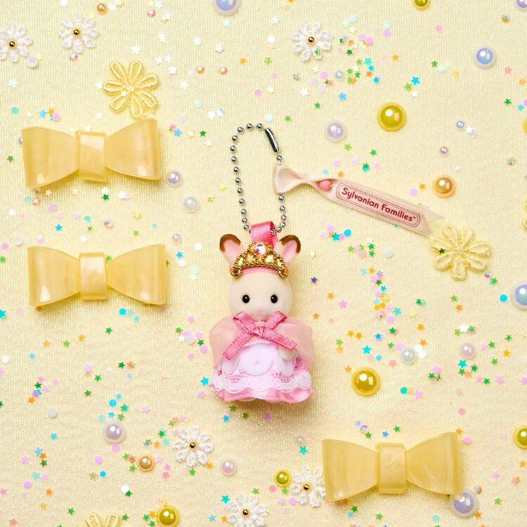 Sylvanian Families - Keychain Chocolate Rabbit Baby Princess