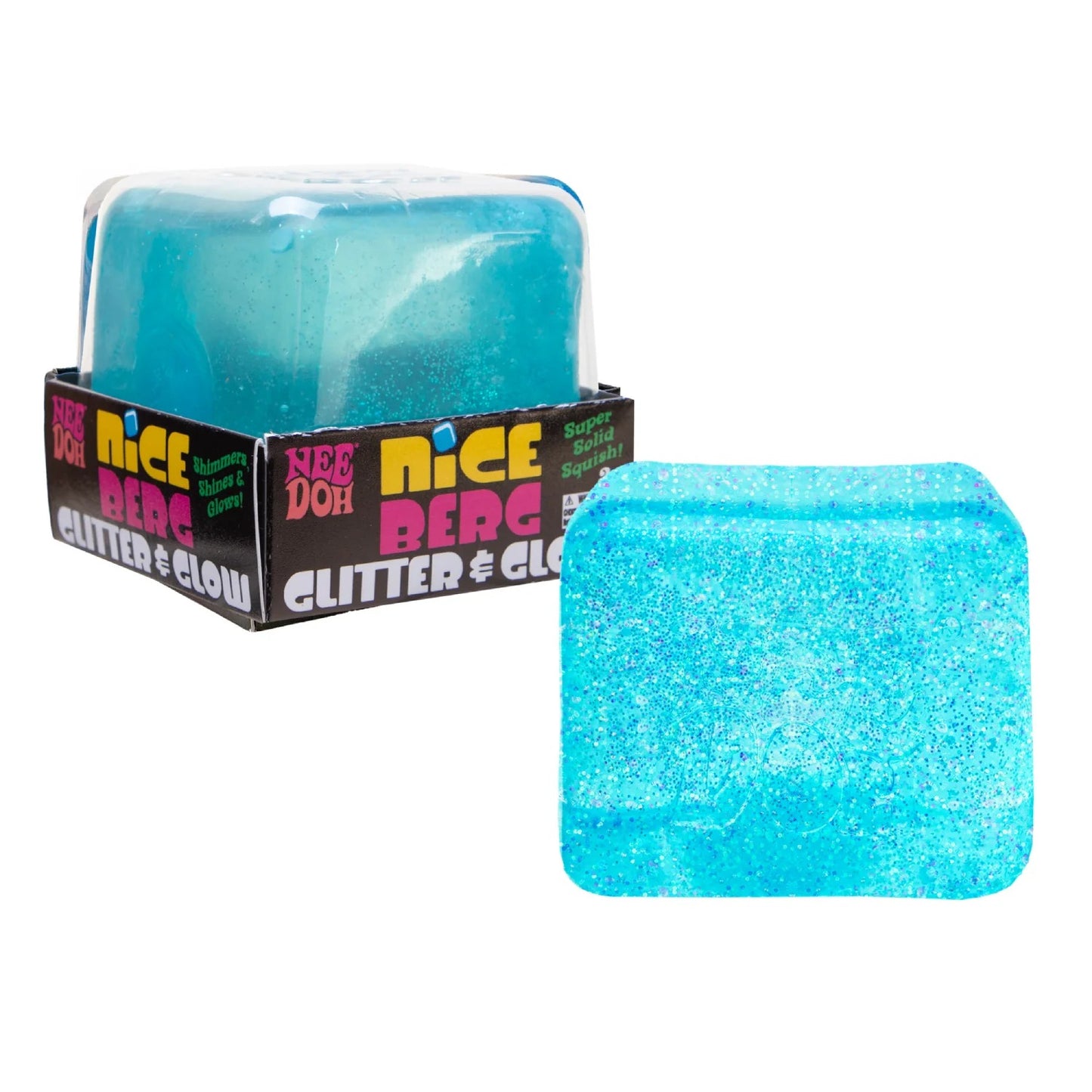 NeeDoh Schylling - Glitter & Glow Niceberg