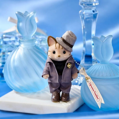 Sylvanian Families - Keychain Calico Cat Brother Outing Outfit