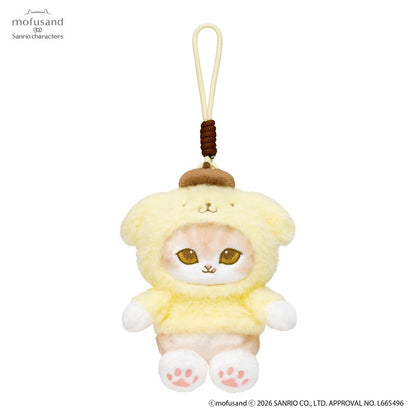 MOFUSAND x Sanrio Characters Potefuwa Mascot (Pompompurin)