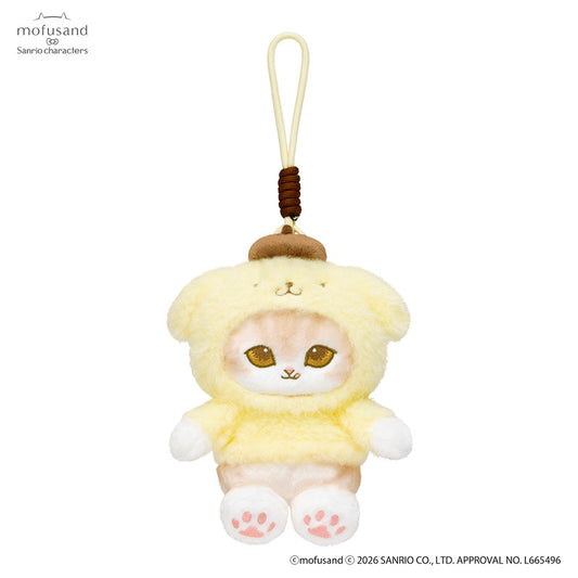 MOFUSAND x Sanrio Characters Potefuwa Mascot (Pompompurin)