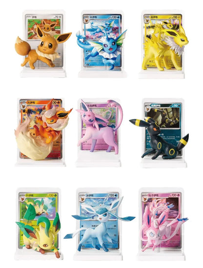 Pokémon TCG – Simplified Chinese Pokemon Dream Painting Eevee & Evolutions Figurine Set Blind Box