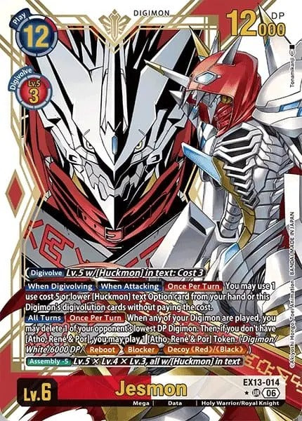Digimon Card Game: Chivalrous XIII [EX-13] Booster Pack (English)