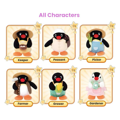 Pingu Happy Farm Series Plush Charm Blind Box