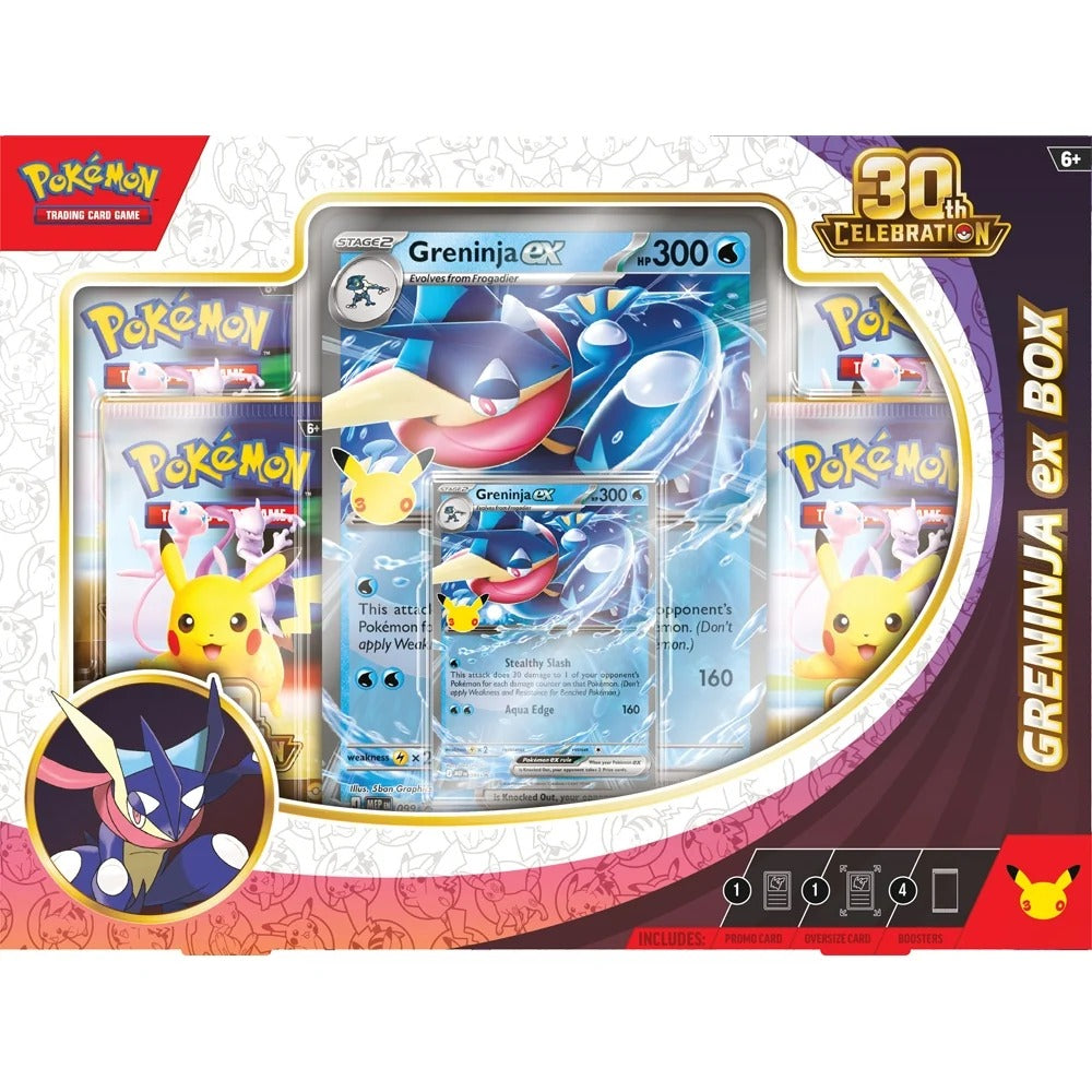 Pokémon TCG: 30th Celebration Greninja ex Box