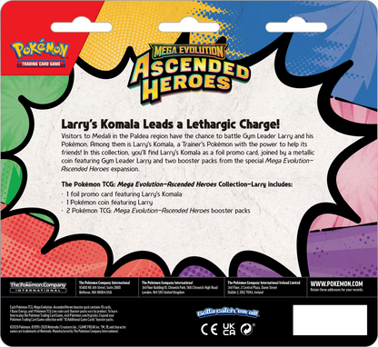 Pokémon TCG: Mega Evolution - Ascended Heroes Collection Larry