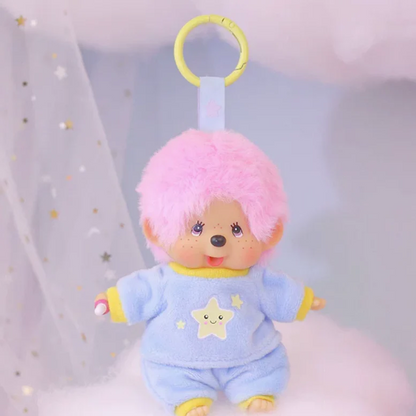 Monchhichi - Candy Pink Sitting Boy SS Keychain