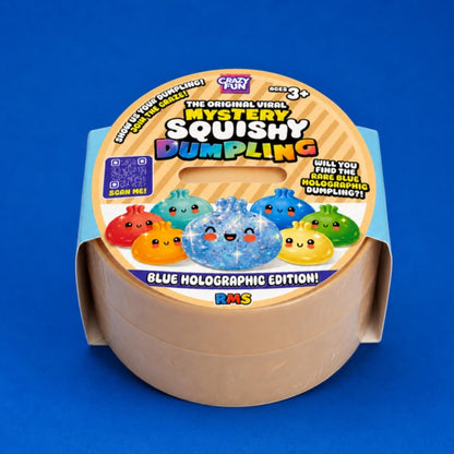 Crazy Fun - Mystery Squishy Blue Holographic Dumpling Blind Box