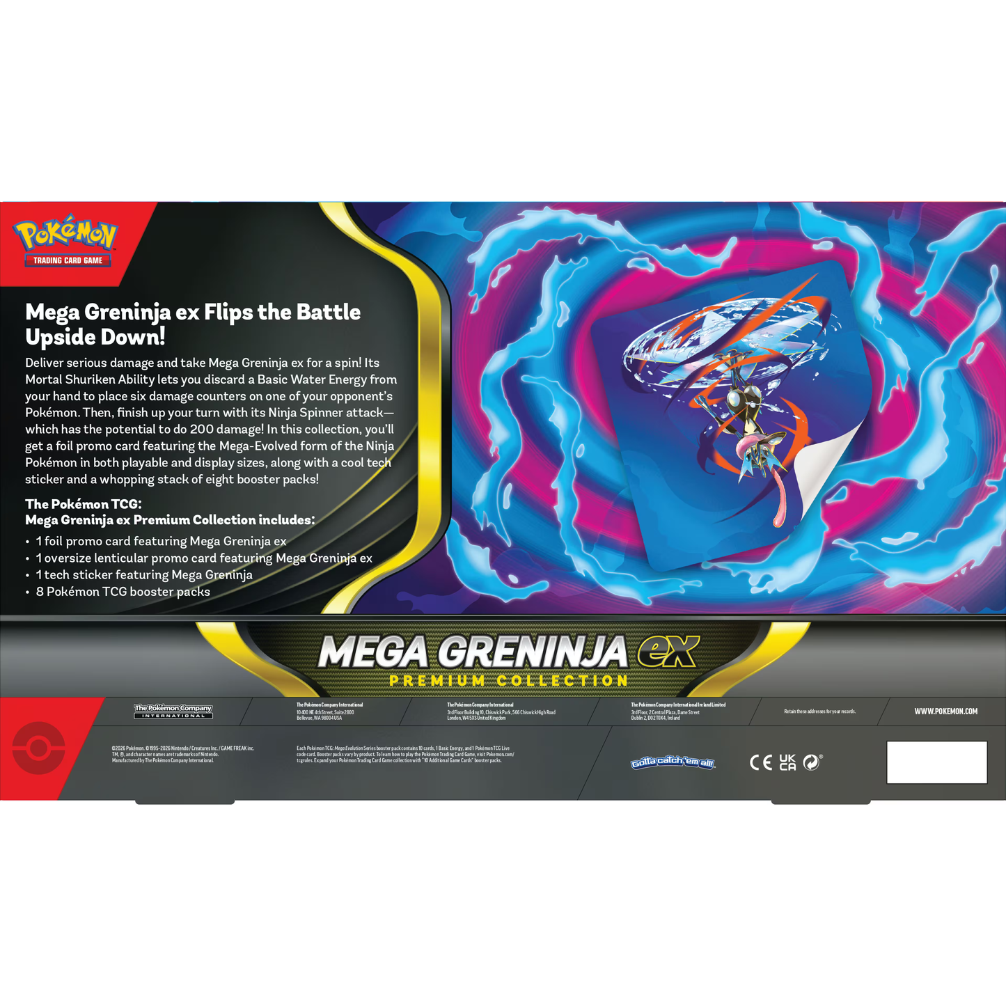 Pokémon TCG: Mega Greninja Ex Premium Collection