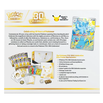 Pokémon TCG: 30th Celebration Elite Trainer Box