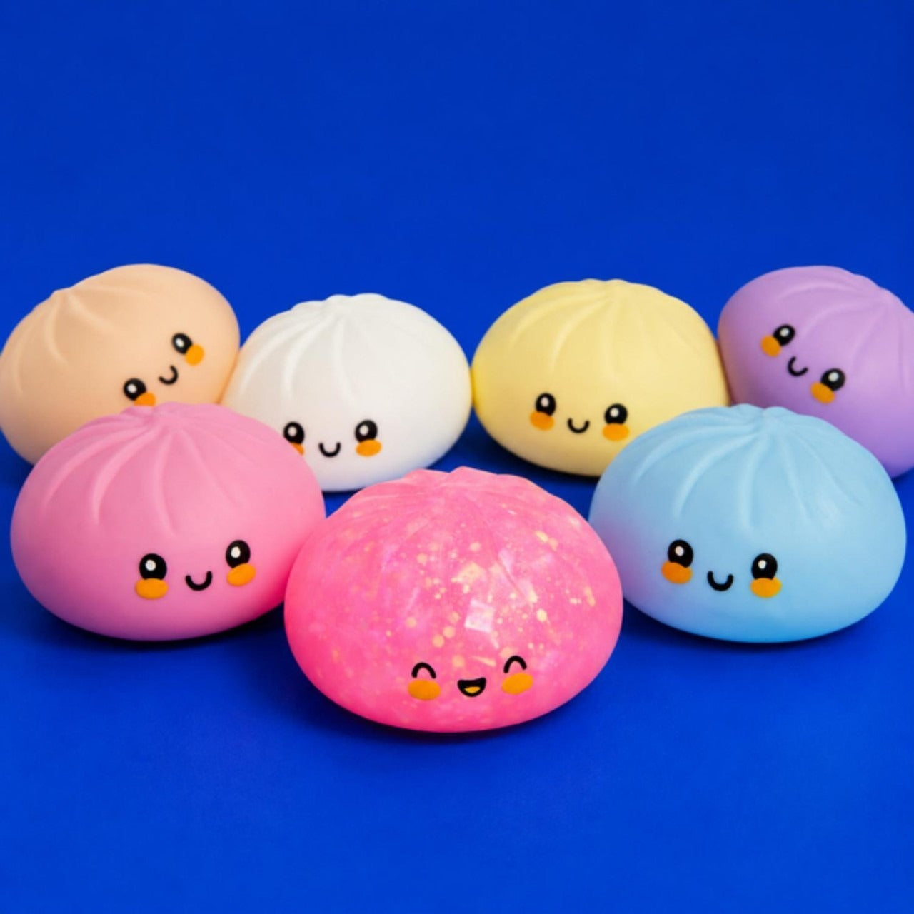 Crazy Fun - Mystery Squishy Pink Holographic Dumpling Blind Box