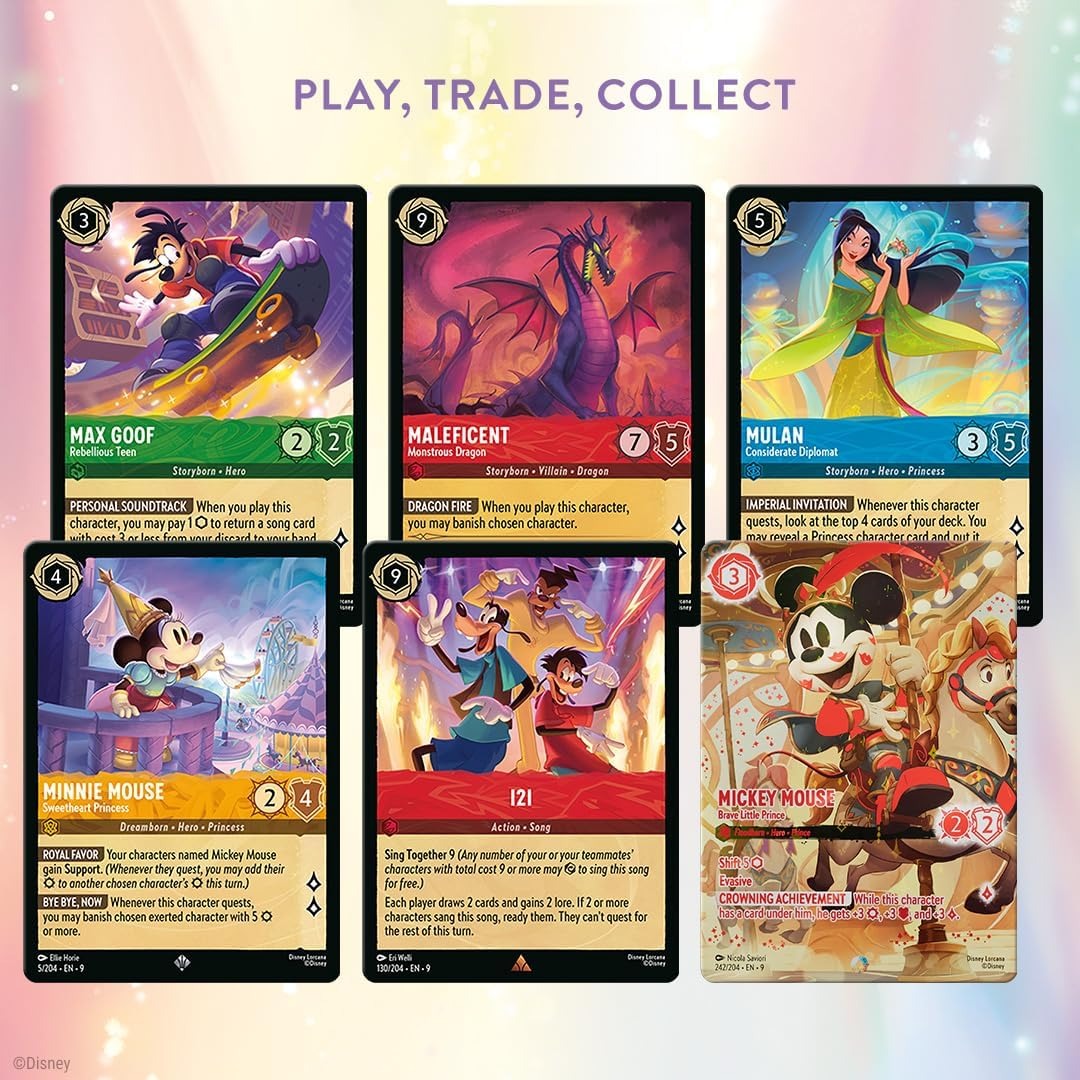 Disney Lorcana TCG: S9 Fabled Single-Player Deck - Amber
