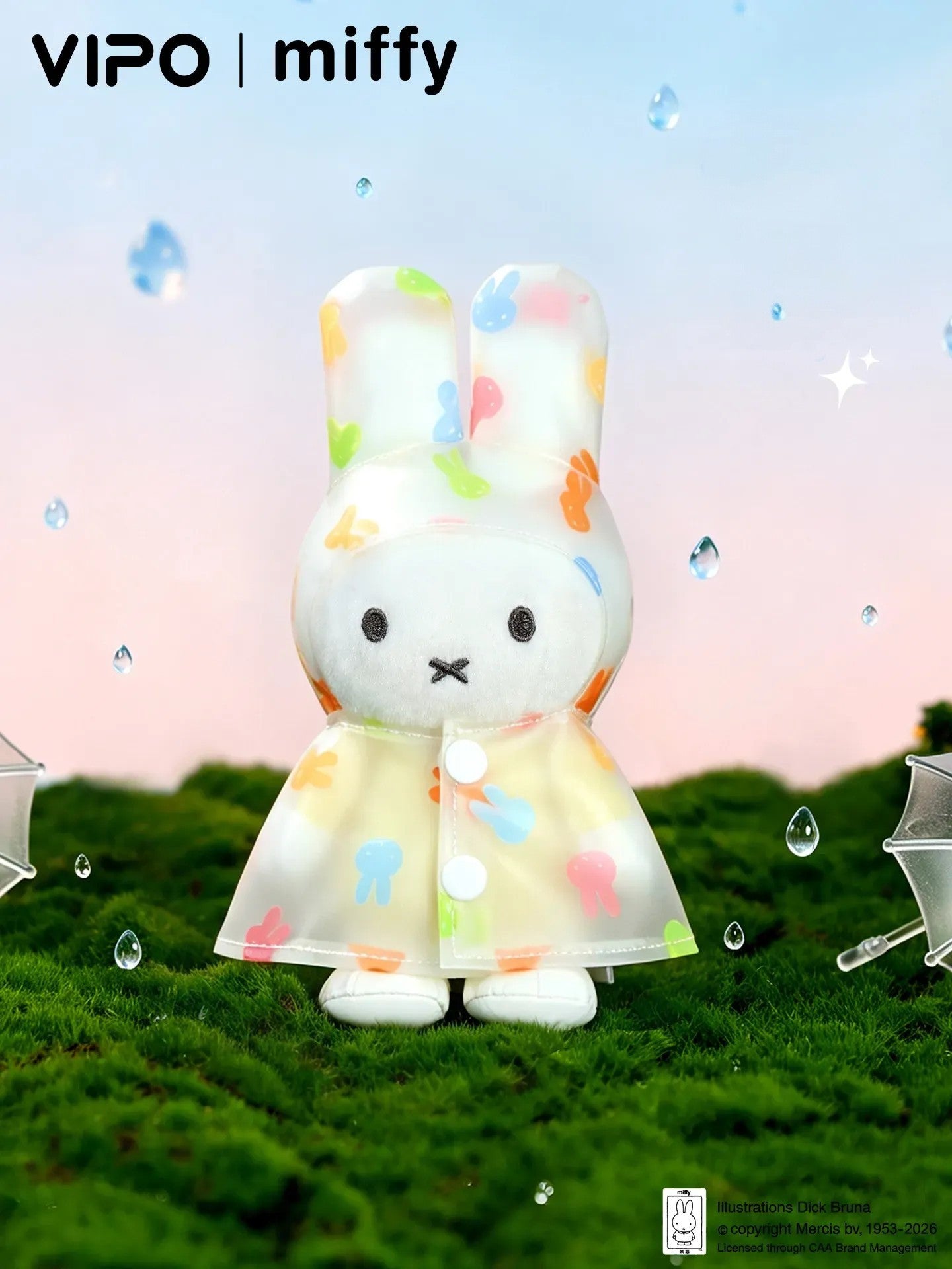 VIPO x Miffy Raincoat Keychain Blind Box – X-Playground