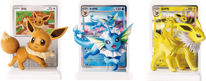 Pokémon TCG – Simplified Chinese Pokemon Dream Painting Eevee & Evolutions Figurine Set Blind Box