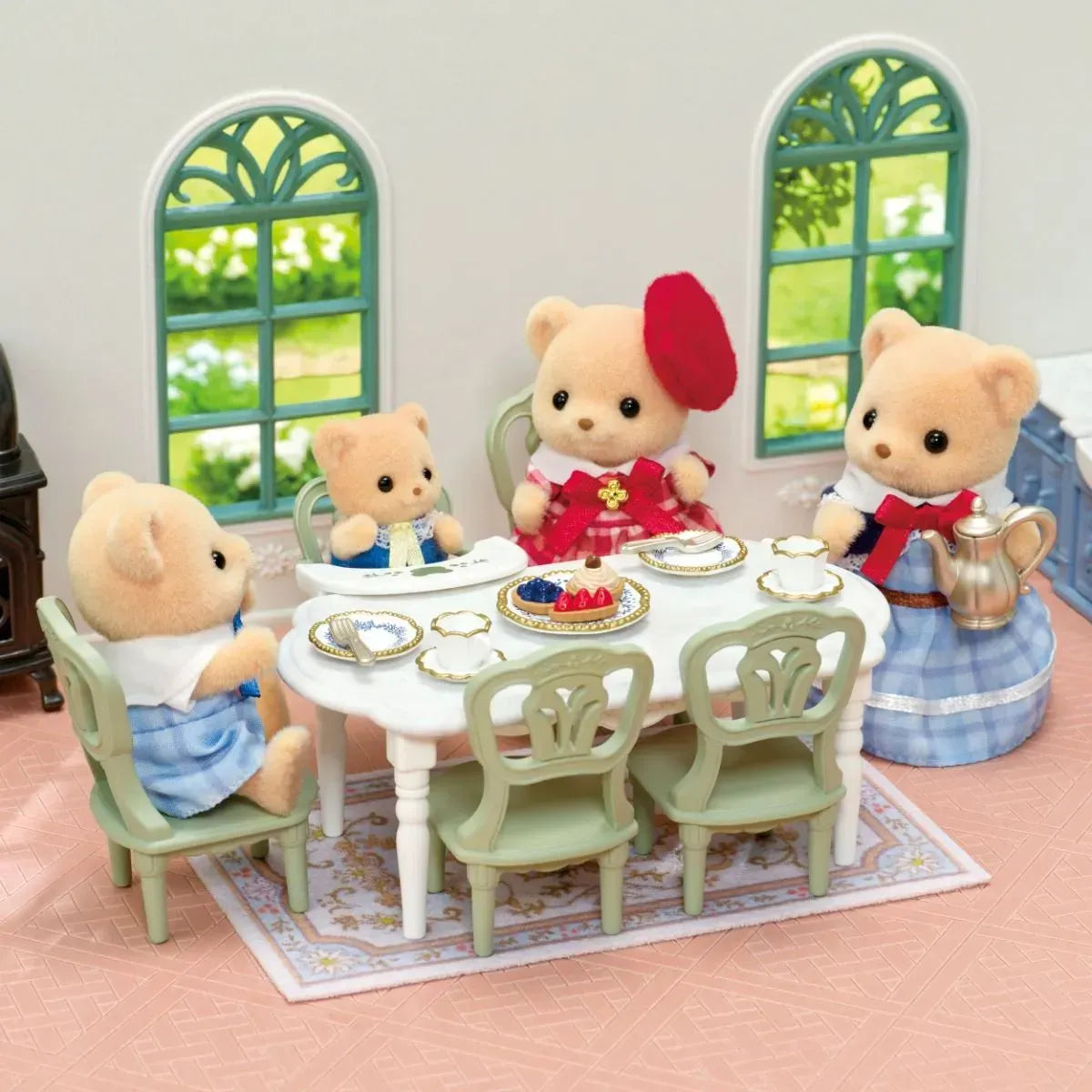 Sylvanian Families - Red Roof Riverside Manor Elegant Dining Room