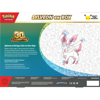 Pokémon TCG: 30th Celebration Sylveon ex Box