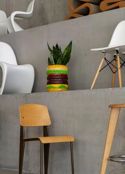 Rotary Hero - Giant Hamburger Stool