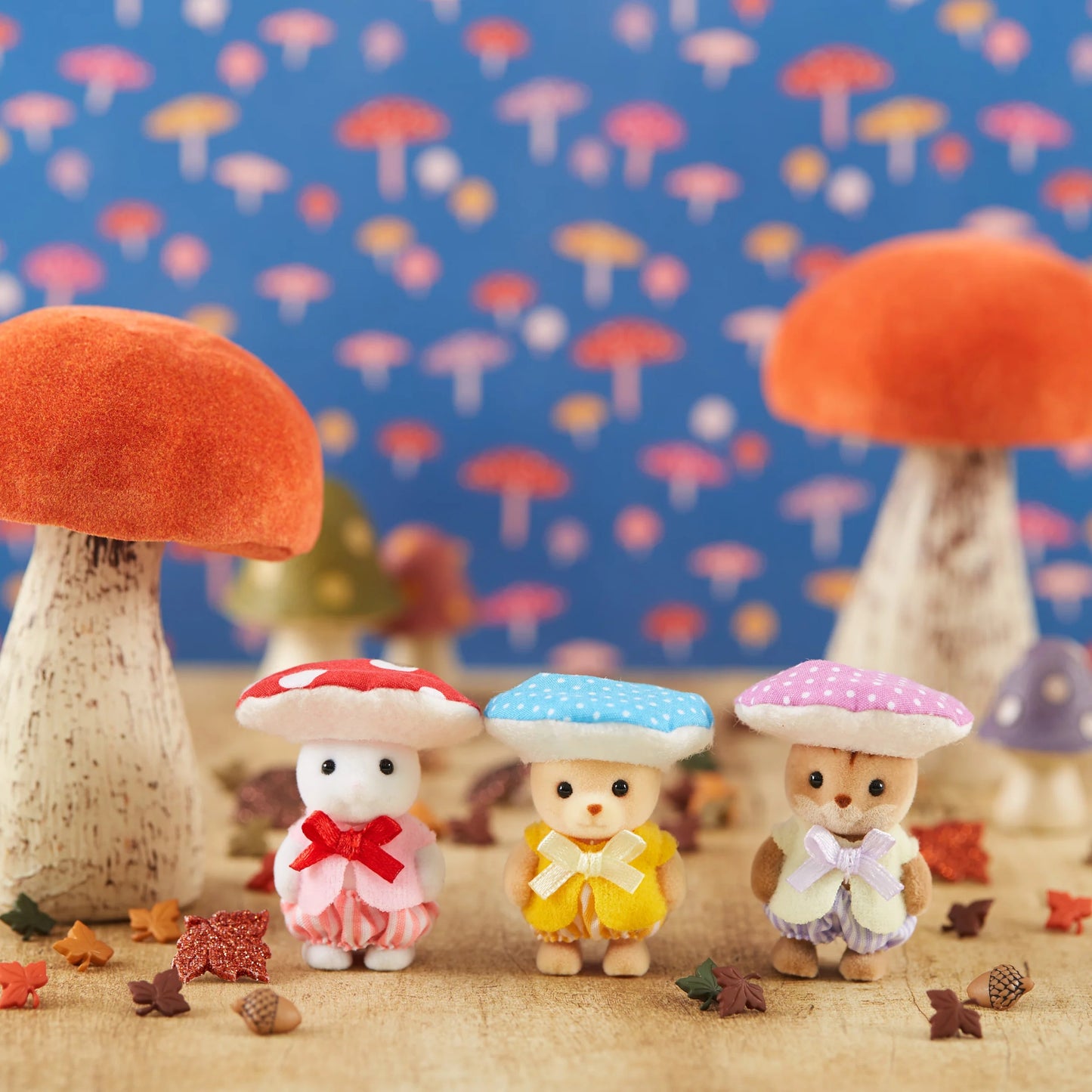 Sylvanian Families - Baby Trio (Mushroom)
