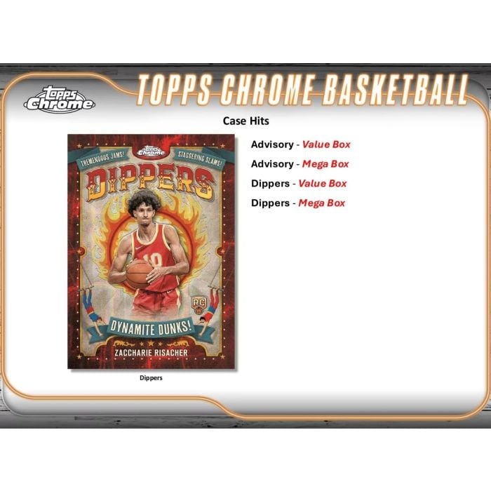 Topps 2024/2025 Chrome Basketball Blaster Box