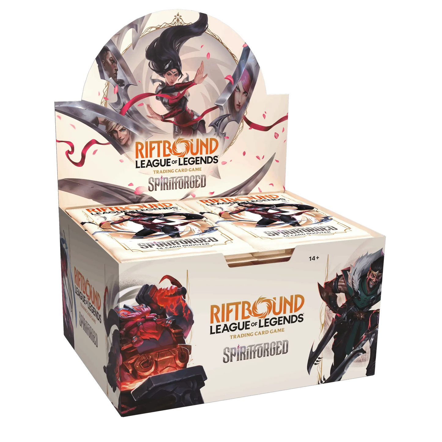 Riftbound League of Legends Spiritforged Booster Display