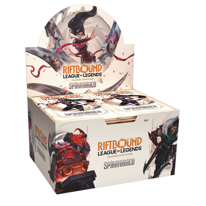 Riftbound League of Legends Spiritforged Booster Display