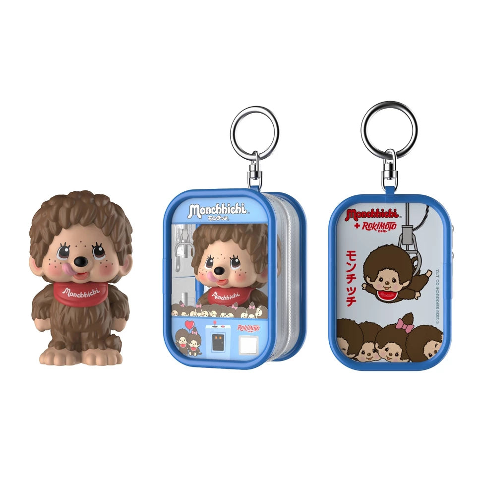 Rokimoto x Monchhichi - Chase Case Mystery Figure & Pouch Blind Box