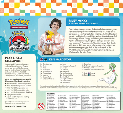 Pokémon TCG: 2025 Pokémon World Championships Deck