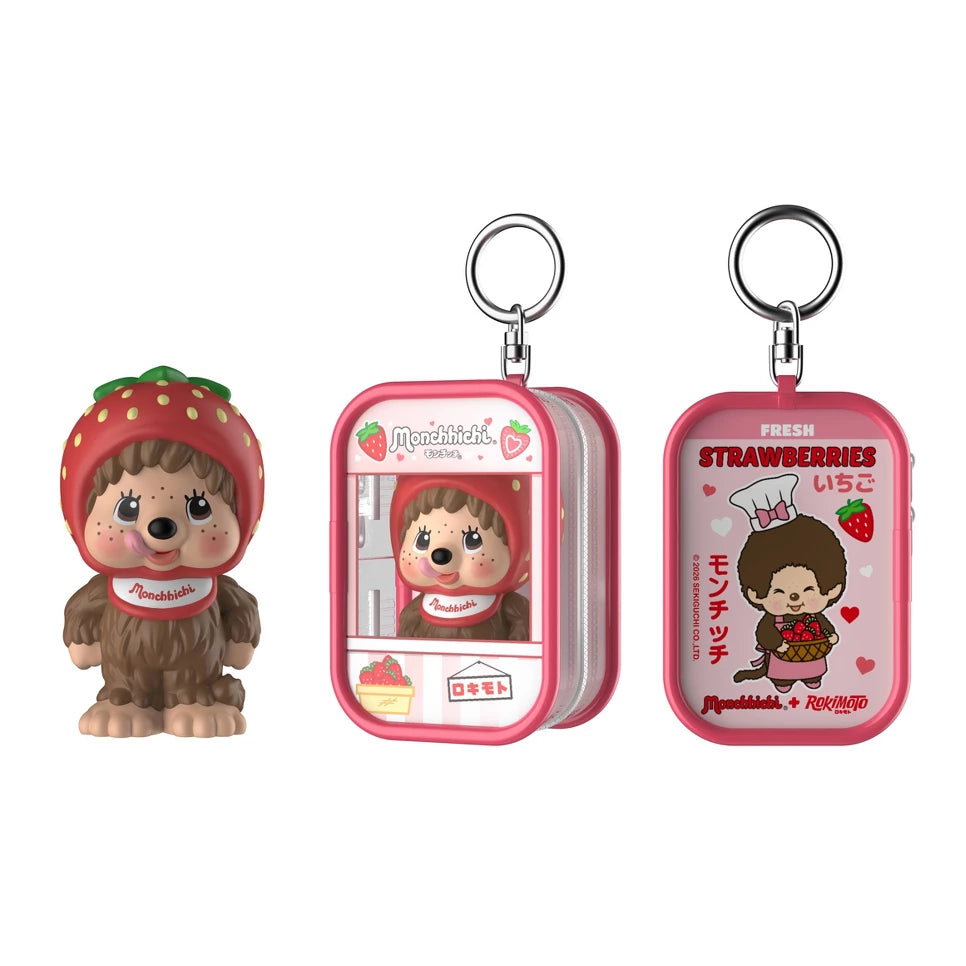 Rokimoto x Monchhichi - Chase Case Mystery Figure & Pouch Blind Box