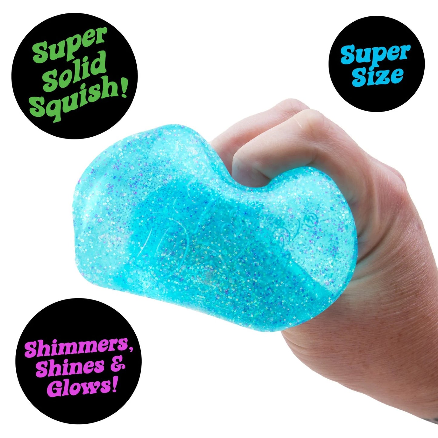 NeeDoh Schylling - Glitter & Glow Niceberg