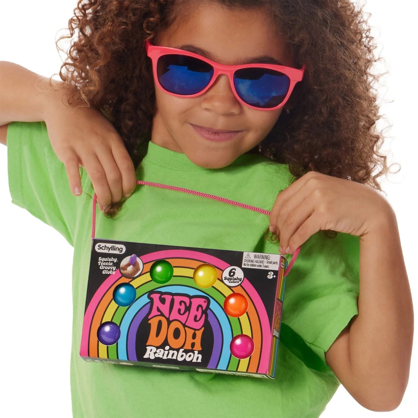 NeeDoh Schylling - Rainbow Teenie