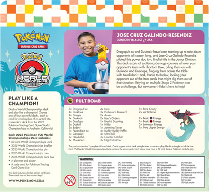 Pokémon TCG: 2025 Pokémon World Championships Deck