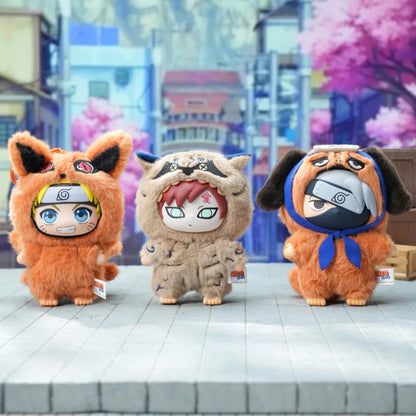 TOP TOY - Naruto Beast Party Plush Keychains Blind Box