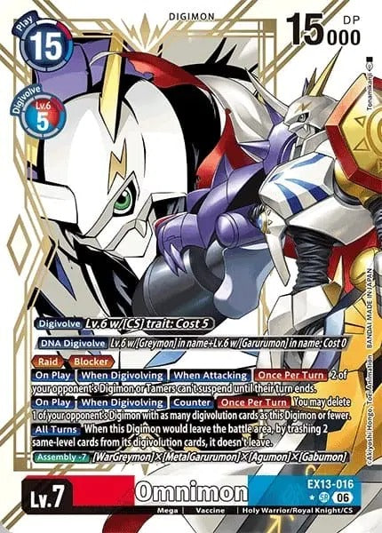 Digimon Card Game: Chivalrous XIII [EX-13] Booster Pack (English)