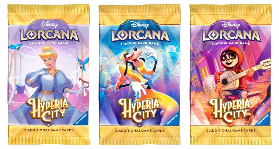 Disney Lorcana TCG: S14 Hyperia City Booster Pack