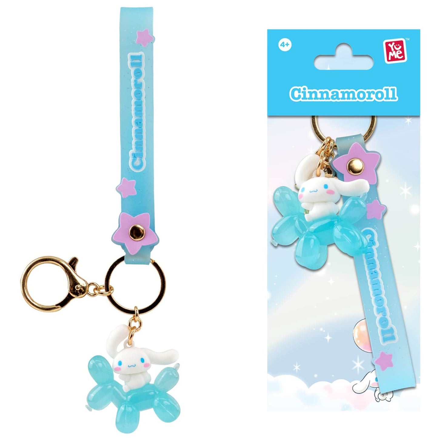 YuMe Toys - Hello Kitty And Friends Balloon Series Keychain & Strap(Cinnamoroll)